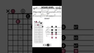 Autumn Leaves guitar chord options [upl. by Lauree]