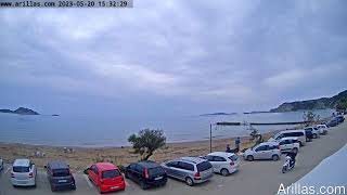 20230520 Arillas Corfu Live Webcam [upl. by Ecinna]