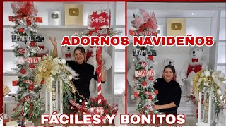 HERMOSO ADORNO NAVIDEÑO PARA LA ENTRADA envivo [upl. by Nosnah651]