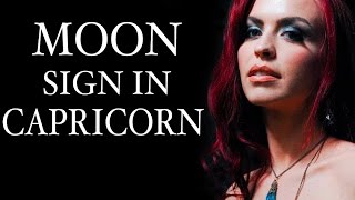 CAPRICORN MOON SIGNS [upl. by Enileme]