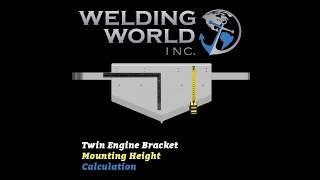 Twin Engine Bracket Mounting Height [upl. by Ycnay945]