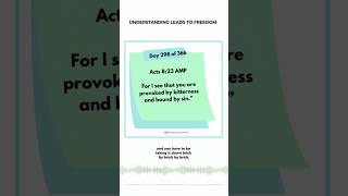 Understanding leads to freedom youtubeshorts motivation dailybibleverse freedom stronghold [upl. by Ayotol]