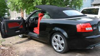 How to Manually Operate 2005 B6 Audi S4 Convertible Top [upl. by Fretwell]