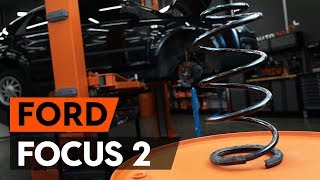 Wie FORD FOCUS 2 DA Federn vorne wechseln TUTORIAL AUTODOC [upl. by Giltzow]