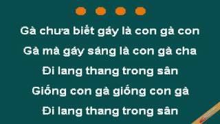 Đàn Gà Trong Sân Karaoke  CaoCuongPro [upl. by Eki]