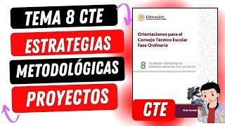 PASO A PASO TEMA 8 ESTRATEGIAS METODOLÓGICAS DIFERENTES A LOS PROYECTOS [upl. by Prescott]