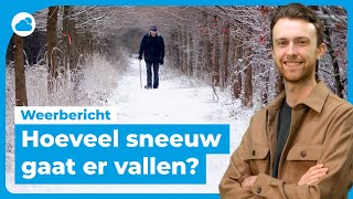 Weerbericht hoeveel sneeuw gaat er vallen ❄️ [upl. by Feldt180]