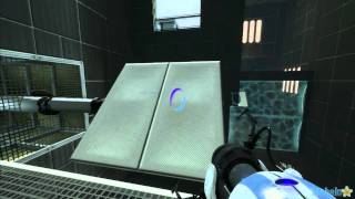 Portal 2 CoOp Walkthrough  Atlas quotMass and Velocityquot Course 2 Chamber 5 [upl. by Burnside]