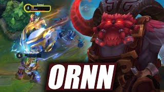 WILD RIFT ORNN BARON LANE GAMEPLAY IN SEASON 13 BUILD amp RUNES [upl. by Jaal815]