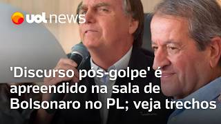 Discurso pósgolpe estava na sala de Bolsonaro no PL e tem parecer de Ives Gandra veja trechos [upl. by Rodi798]