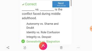 erik erikson psychosocial Quiz [upl. by Eanej]
