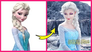 Frozen 2 and 1 Characters IN REAL LIFE 👉WANAPlus [upl. by Monsour]