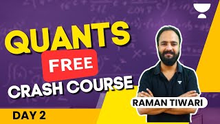 Day 2  Quants Free Crash Course  Raman Tiwari [upl. by Ehudd]