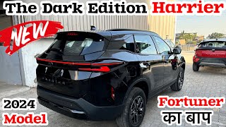 New Tata Harrier Facelift 2024  The Dark Edition  harrier Pure plus s dark edition  harrier 2024 [upl. by Gabby]