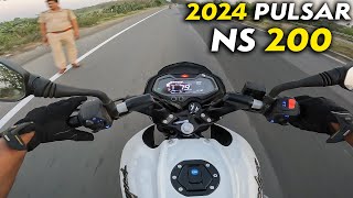 New Bajaj Pulsar NS 200 Updated Ride Review  Value For Money 200cc Bike in India 2024 [upl. by Bayer547]