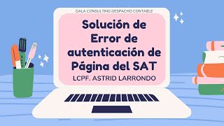 Solución errores de autenticación en página del SAT [upl. by Jervis68]