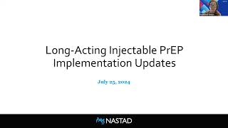 LongActing Injectable PrEP Implementation Updates  July 25 2024 [upl. by Shifrah871]