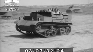 Demonstration of AFVs at Fishermans Bend [upl. by Maxey962]