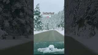 ბაკურიანი 🌨️bakuriani 🇬🇪snow winter travelvideo blogger vlog vlogging [upl. by Kinnard]