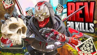 Revenant 20 KILLS Awesome Apex Legends Gameplay Season 19 [upl. by Adnovoj]