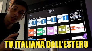 Come GUARDARE LA TV ITALIANA dallESTERO sul TV GRATIS PEZZOTTO LEGALE SERVIZIO IENE [upl. by Riorsson670]