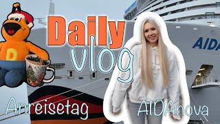 Daily Vlog auf AIDAnova  Anreisetag 09112024 [upl. by Dachy]