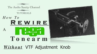 How to rewire a Rega RB250 tonearm  tutorial [upl. by Ailisab]