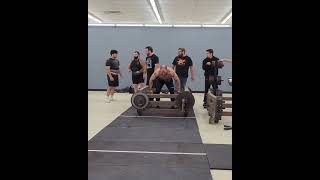 700 pound frame carry strongman [upl. by Llain152]