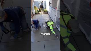 Courtyard concrete floor construction shorts [upl. by Nyladnarb]