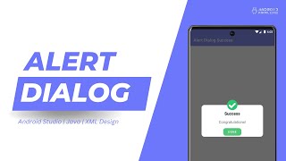 Create Custom Alert Dialog Box in Android Studio using Java  Android Studio Tutorial [upl. by Saber]