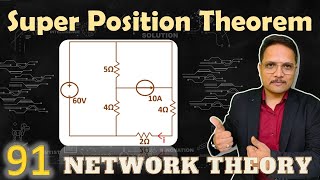 Superposition Theorem Explained Example and Solved Problem 1 [upl. by Eibur]