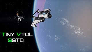 Tiny vtol ssto  a ksp vehicle showcase [upl. by Suolekcin]