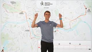 10th Cracovia Royal Half Marathon  Route analysis [upl. by Ennaitsirk]