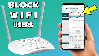 Block Someone Or Unknown Wifi User on TP Link Router wifi tdw8961n [upl. by Charpentier800]