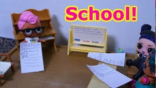 LOL SURPRISE DOLLS Present School Projects [upl. by Ietta429]