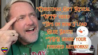 Christmas gift reveal WIP update Tips on how to load your pen tips Plus I share YOUR art [upl. by Urania]