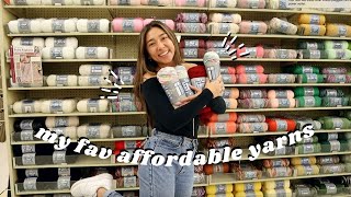 come yarn shopping with me  my fav yarns 🧶🧶 [upl. by Ayokal287]