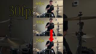 24fps vs 30fps vs 60fps 60fps 30fps fps shorts [upl. by Annaig]