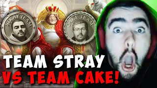 STRAY TEAM ПРОТИВ CAKE TEAM  ДЕНЬ 2  СТРЕЙ ШЕЙКЕР 735 carry mid dota 2 4500  Лучшее со Стреем [upl. by Ydnar]