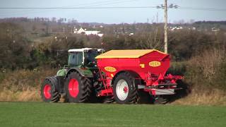 Atkins Farm Machinery Fendt Bredal Fertilizer Spreader Demo Day [upl. by Teplitz]