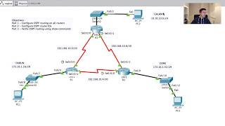 How to configure OSPF in Cisco Packet  Part ONE [upl. by Sher]