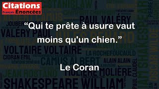 Qui te prête à usure vaut moins quun chien  Le Coran [upl. by Cecile]