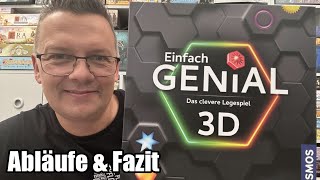 Dreidimensionales Legespiel Die neue Dimension des strategischen Bauens Einfach Genial 3D Kosmos [upl. by Ranee]