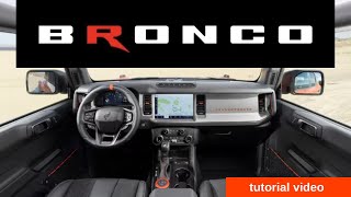 2024 Ford Bronco Raptor Interior Walkthrough Features Tips and Customization [upl. by Nylhtak]