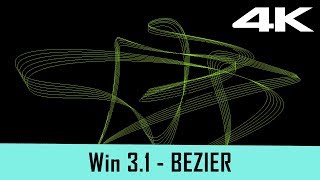 Windows 31 Screensaver  Bezier 4K [upl. by Geesey]