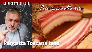 Pancetta tesa Toscana fatta da un Norcino [upl. by Glanti911]