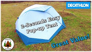 The Quechua 2Seconds Easy by Decathlon  A Spider Frame Popup Tent [upl. by Ettenim238]