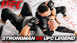 STRONGMAN VS UFC LEGEND FRANK MIR [upl. by Most308]