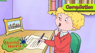 Peter Writes A TellAll Book About Horrid Henry  Horrid Henry Compilation  Cartoons for Kids [upl. by Namrak]