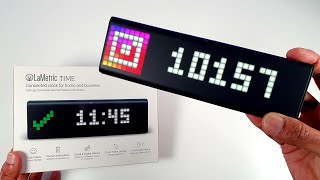 LaMetric Time Smart WIFI Clock Unboxing and Review  Expensive Price But Is It Worth It [upl. by Iggie]